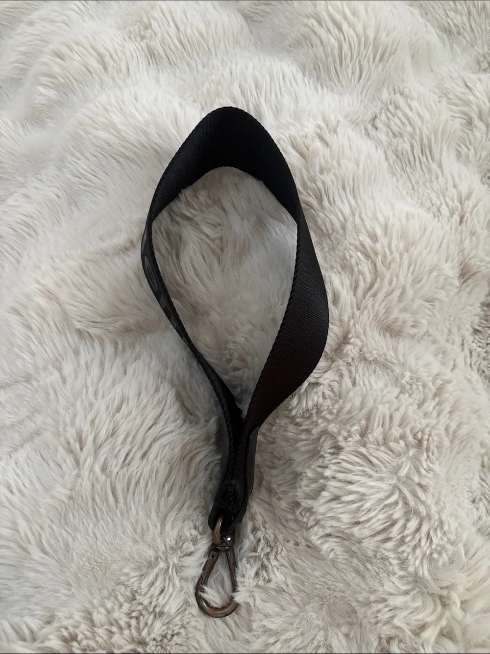 Lululemon all black keychain